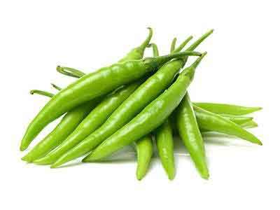 Organic Green Chilli
