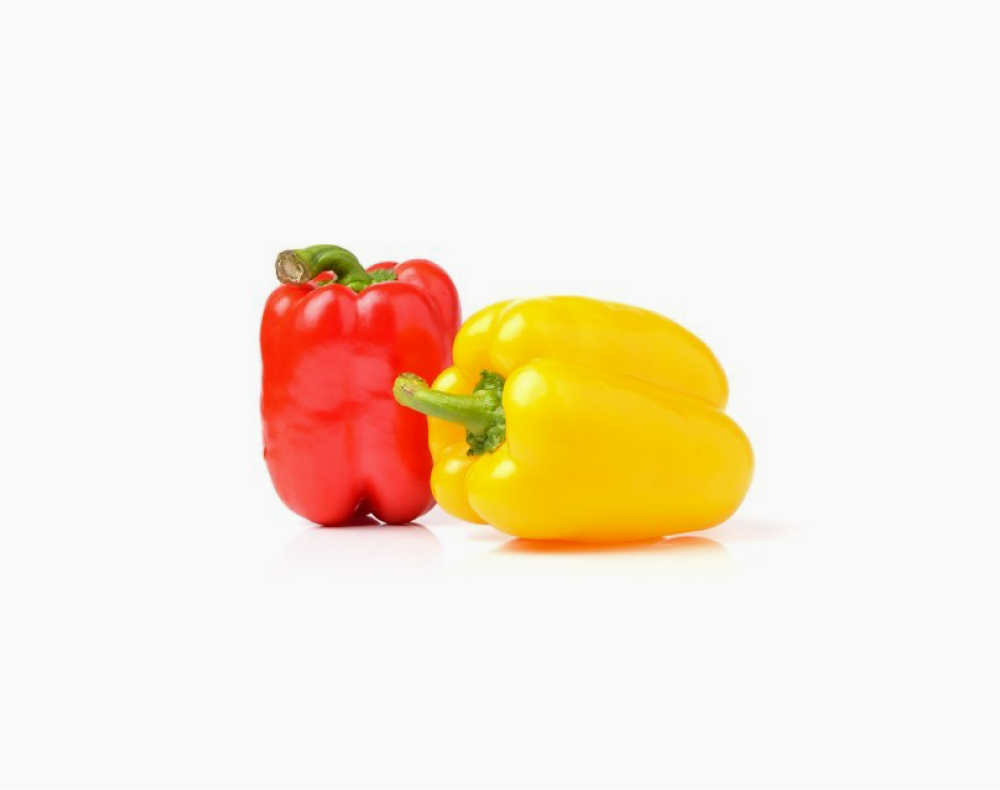 Organic Capsicum mix - Red & Yellow